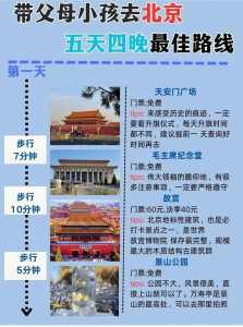 带父母去北京五日游,有什么好的旅游攻略分享?